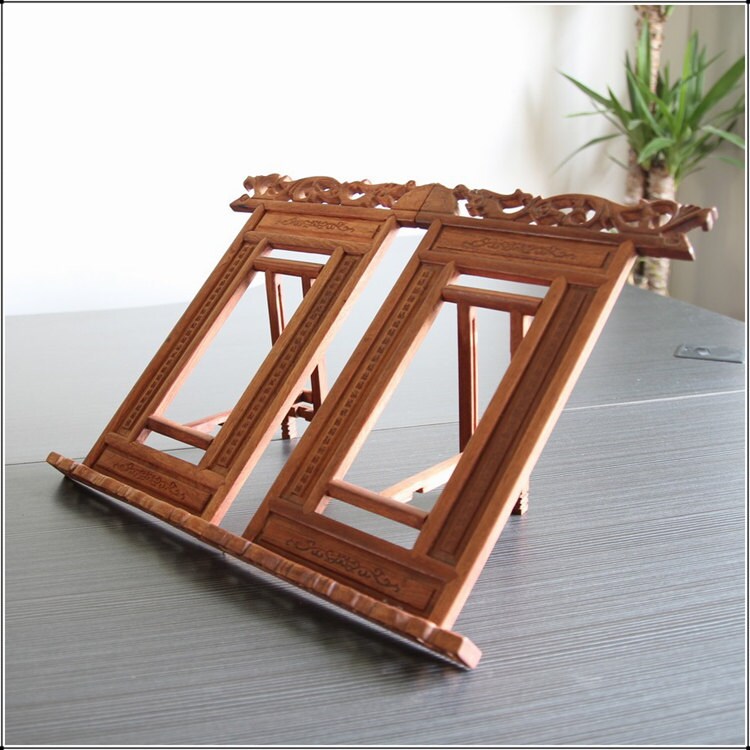42x24x22cm Natural Wood Chinese Folding Book Holder Book Rest Etsy