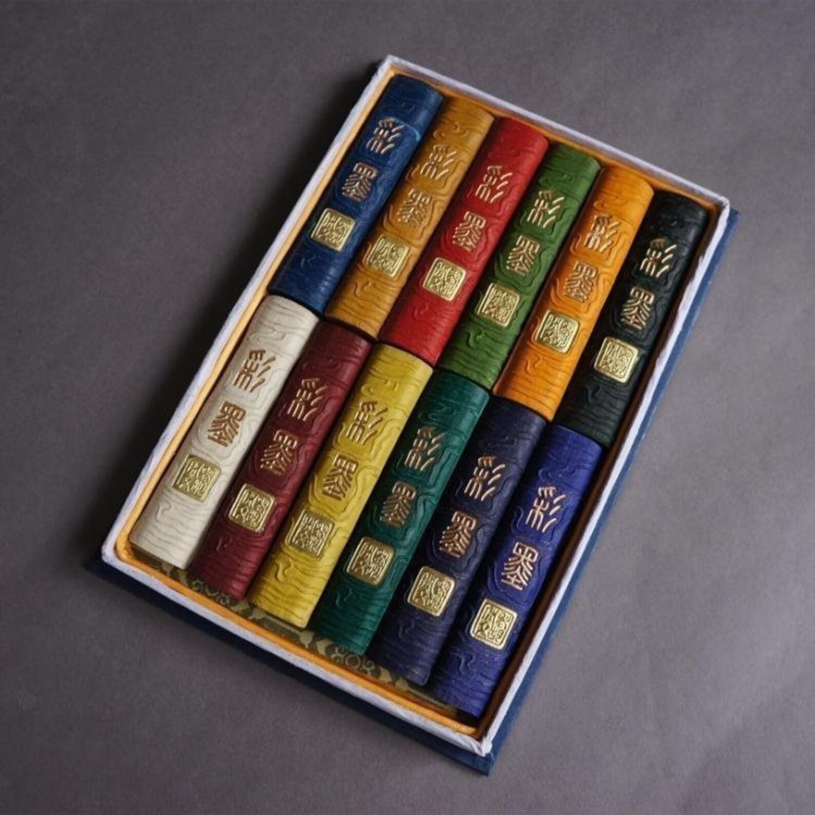 Ink Stick Ink Block 5 12 Color Set Tung Oil Soot Etsy