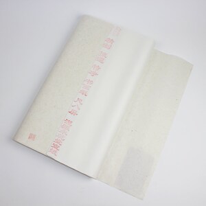 XUAN PAPER UNSIZED Raw 53x234cm 50 Fogli Fornitura di calligrafia materiale da riso fatti a mano di alta qualità