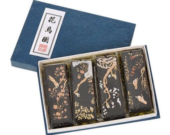 Set di bastoncini di inchiostro di fuliggine di pino Hu Kaiwen: 6 stili Orientalartmaterial Calligraphy Supply