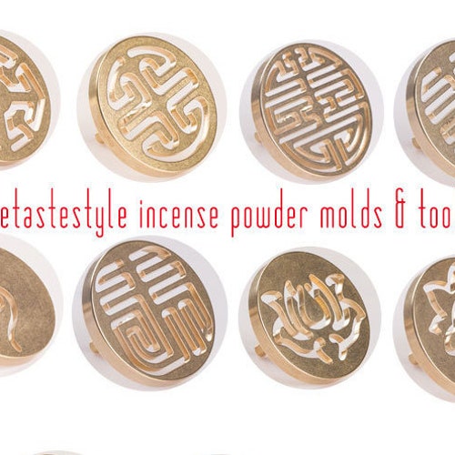 INCENSE BURNER MOULD Seals Fragrant Powder Shaping Tools Solid Etsy