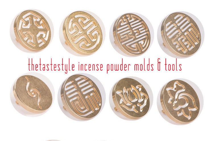 INCENSE BURNER MOULD Seals Fragrant Powder Seals Shaping Tools Solid …