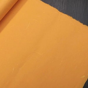 Carta Pi di gelso colorata 140x70 cm con fibre visibili / Carta Xuan semi-dimensionata / 4 colori - Confezione da 40 fogli immagine 4