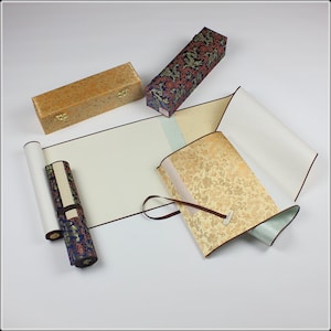 Raw Xuan Paper Scroll: Oriental Calligraphy Supply (30x500cm) image 2