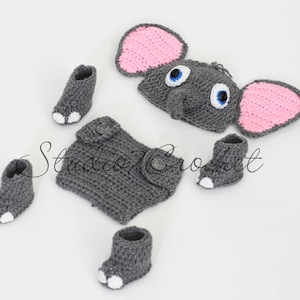 Elephant baby photo prop
