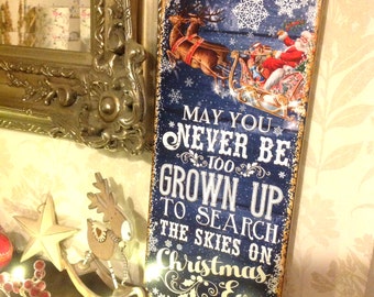 Christmas Sign, Christmas Ornament, Personalised Christmas Decoration, Rustic Christmas Decor, Christmas Quote