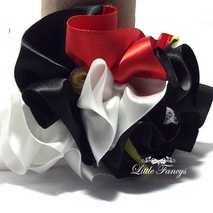 Red Black Ruffle Socks | Anklets | Photo Shoot Prop | Satin Ruffle Socks | 1st birthday Ruffle Socks