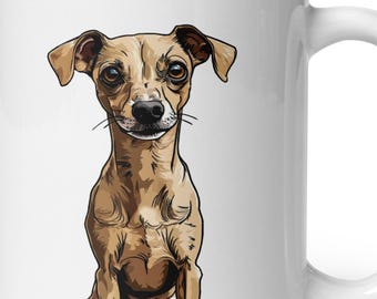 Italian Greyhound Coffee Mug - Italian Greyhound Dog Mug - Italian Greyhound Gift - Italian Greyhound Cup