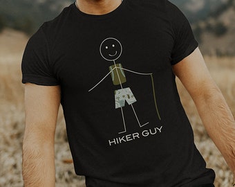 Funny Mens Hiking T-Shirt, Boy Hiker Gift, Hiking Gift - Hiking Shirt - Hiking Tee - Hiker Shirt - Hiker Tee