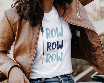 Women's Rower Design for Crew T-Shirt - Rowing Team Shirt - Crew Tee - Rowing Shirt