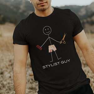 Funny Stylist T-Shirt for Men, Hairdresser Gifts for Boys - Boys Stylist Shirt - Stylist Gifts