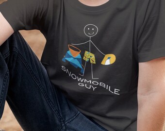 Youth Funny Boys Snowmobiling T-Shirt, Boy Snowmobile Gifts - Kids Snowmobile Shirt - Youth Snowmobile Gift - Snowmobile Tee