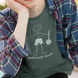 Youth Funny Boys Banjo T-Shirt, Boy Music Gifts - Banjo Gift - Banjo Player Gift - Kids Banjo Shirt - Banjo Tee - Boys Banjo Shirt