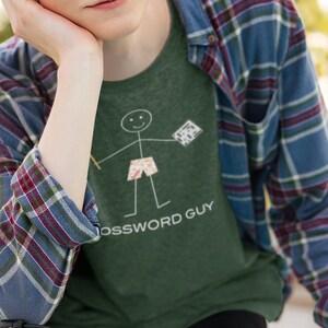 Youth Funny Boys Crossword Puzzle T-Shirt, Game Gifts  - Crossword Gift - Kids Crossword Shirt - Boys Crossword Shirt