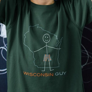 Youth Funny Boys Wisconsin T-Shirt, WI Boys Wisconsin Gifts - Kid Boys Wisconsin Shirt - Youth Boys Wisconsin Guy Tee