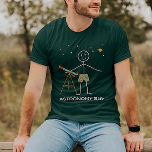 Funny Mens Astronomy T-Shirt, Stars, Boys Astronomer Gift - Boys Astronomy Shirt - Astronomy Gift - Mens Astronomy Tee
