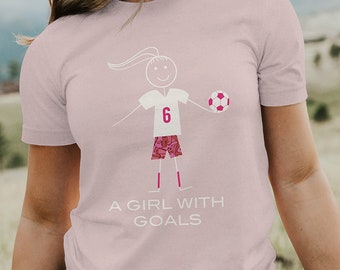 Funny Soccer Quote for Girls Unisex T-Shirt, Football Gifts for Women - Womens Soccer Shirt - Girls Soccer Tee