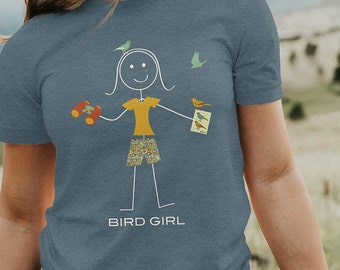 Funny Womens Birding Unisex T-Shirt, Girls Birdwatching Gifts - Birder Gift - Birdwatcher Shirt - Birding Gift - Birder Shirt - Birding Tee