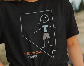 Funny Womens Nevada Unisex T-Shirt, NV Nevada Gifts for Women - Womens Nevada Girl Shirt - Womens Nevada Tee