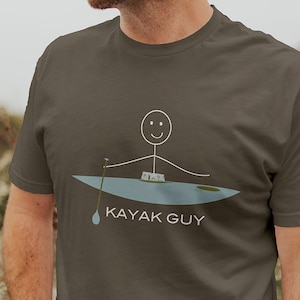 Funny Kayak T-Shirt for Men, Kayaking Gifts Boys - Mens Kayaking - Kayak Gifts - Kayaking Clothing