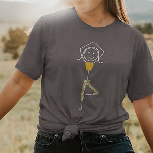 Funny Womens Yoga Unisex T-Shirt, Exercise Yoga Gifts - Girls Yoga Shirt - Yoga Tee