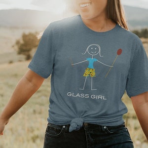 Funny Womens Glassblowing Unisex T-Shirt, Glass Gifts - Women Glassblower Shirt - Glassblowing Gift