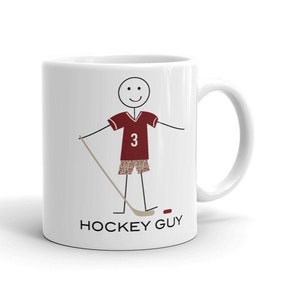Funny Mens Hockey Mug, Ice Hockey Gifts - Hockey Coffee Cup - Hockey Coffee Mug