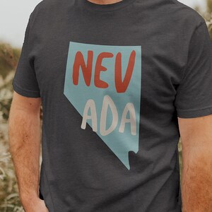 Nevada USA Unisex T-Shirt - NV State of Nevada Souvenir Shirt - Nevada Tee