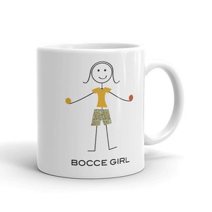 Funny Women Bocce Ball Mug, Bocci Gifts for Girls - Bocce Ball Coffee Mug - Bocce Coffee Cup
