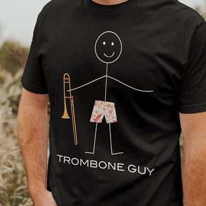 Funny Mens Trombone T-Shirt, Boy Music Gifts - Trombone Gift - Boy Trombone Shirt - Trombone Tee - Trombone Player Gift