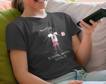 Youth Funny Soccer Quote for Girls, Soccer Gifts for Girls - Kids Soccer Shirt - Girls Soccer Shirt - Girls Soccer Tee - Soccer Player Gift