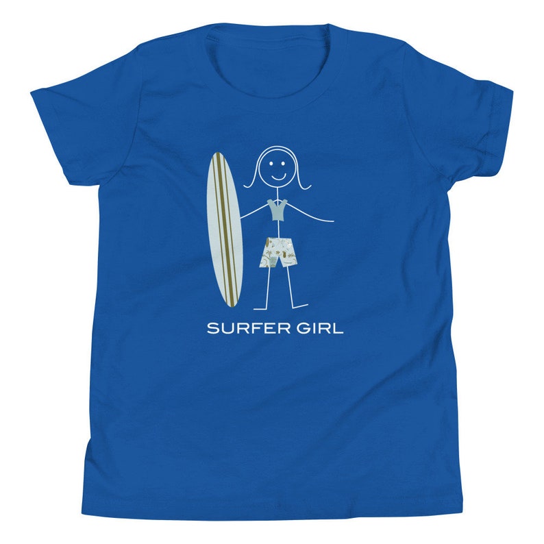 Youth Funny Girls Surfing TShirt Girl Surfer Gift Kids Etsy