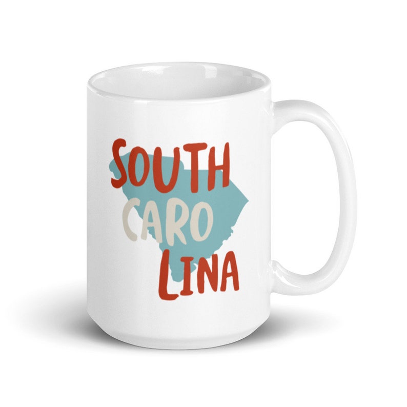 WhyitsmeDesign South Carolina State Mug - Thumbnail 4