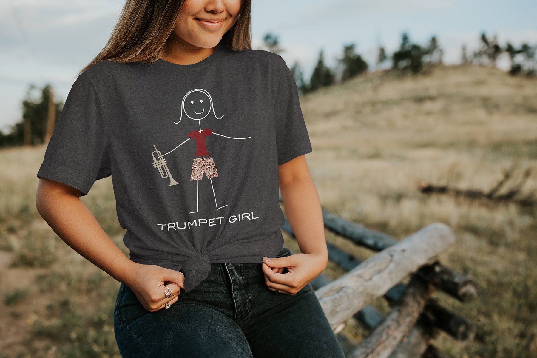 Trumpet T-Shirt Girl Trumpet T-Shirt Girl