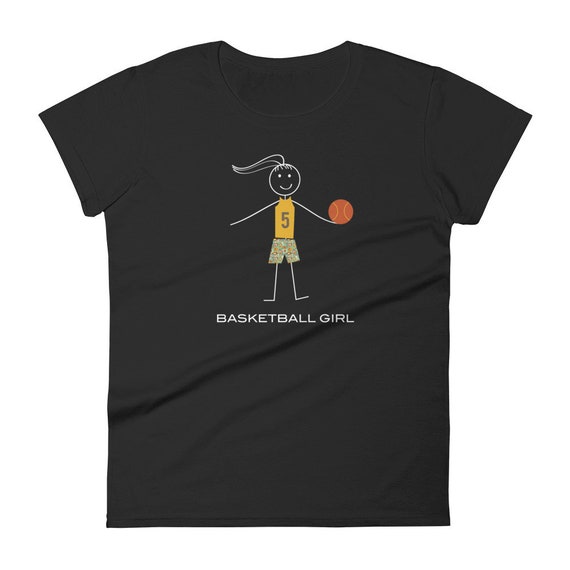 Funny Basketball T-Shirt For Girls, Sport Gifts For Women Funny Basketball T-Shirt For Girls, Sport Gifts For Women
