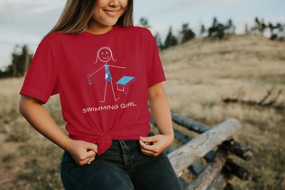 Funny Swimming T-Shirts Women, Swimmer Gifts Girls Funny Swimming T-Shirts Women, Swimmer Gifts Girls