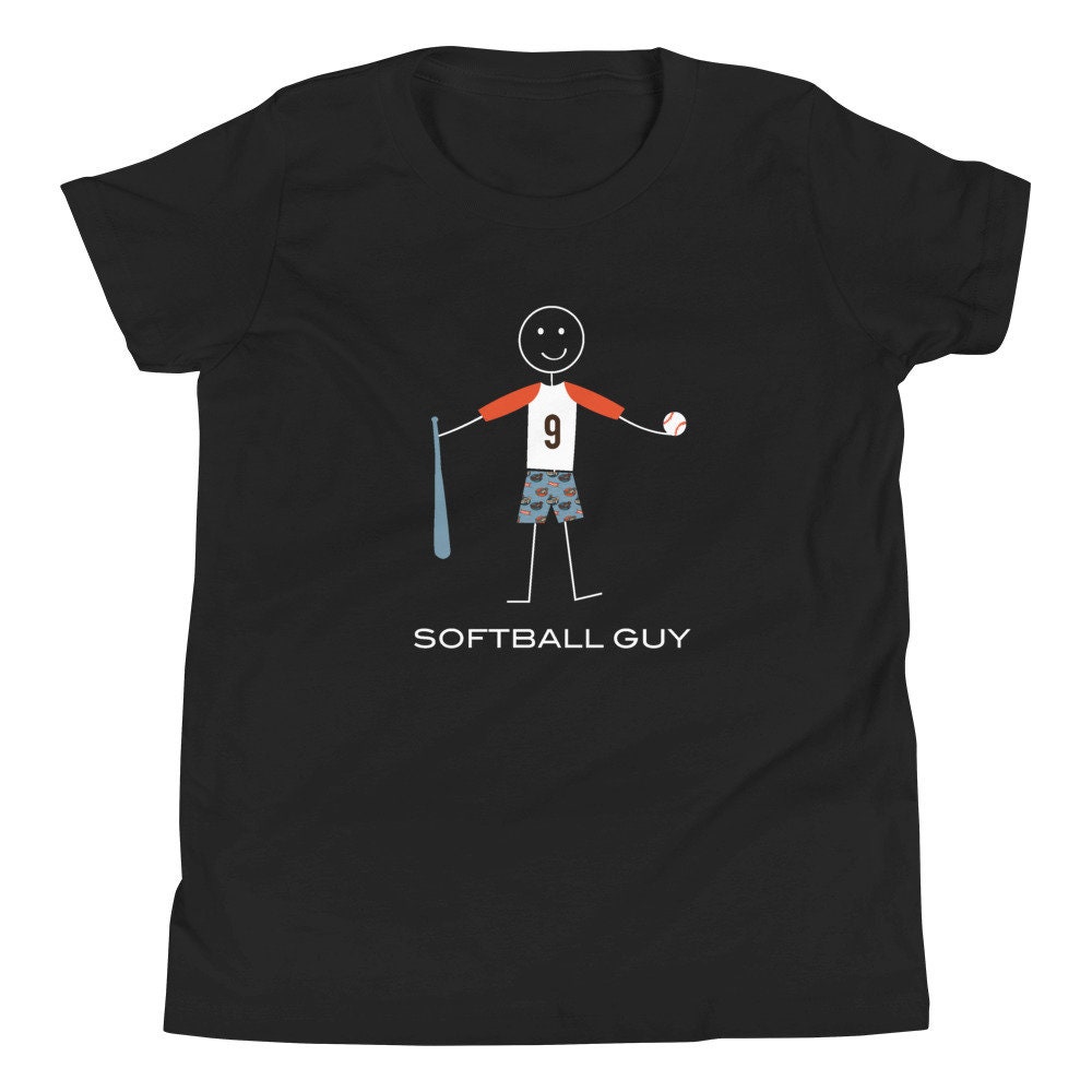 Youth Funny Softball Tshirt for Boys Sport Gifts for Boys Etsy