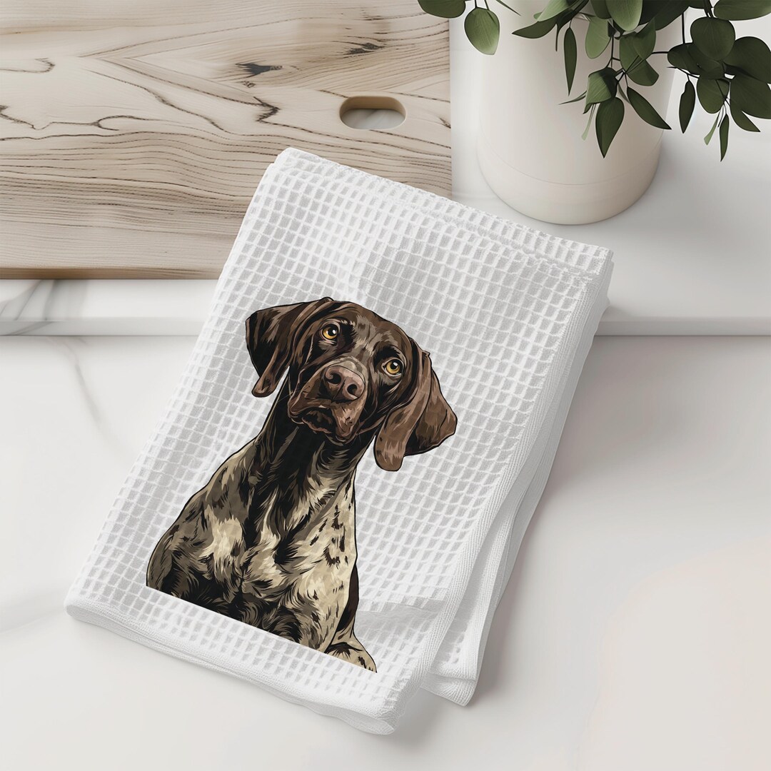 German Kitchen Rag German Shorthaired Pointer Dish Towel - German Shorthaired Pointer Dog ...