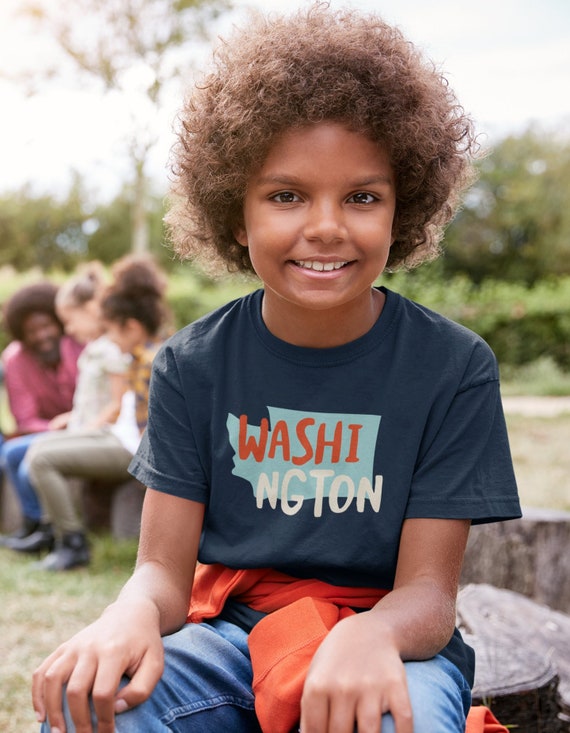 Youth Washington USA Unisex T shirt WA State of Washington Souvenir Shirt Kids Washington Tee Etsy Australia
