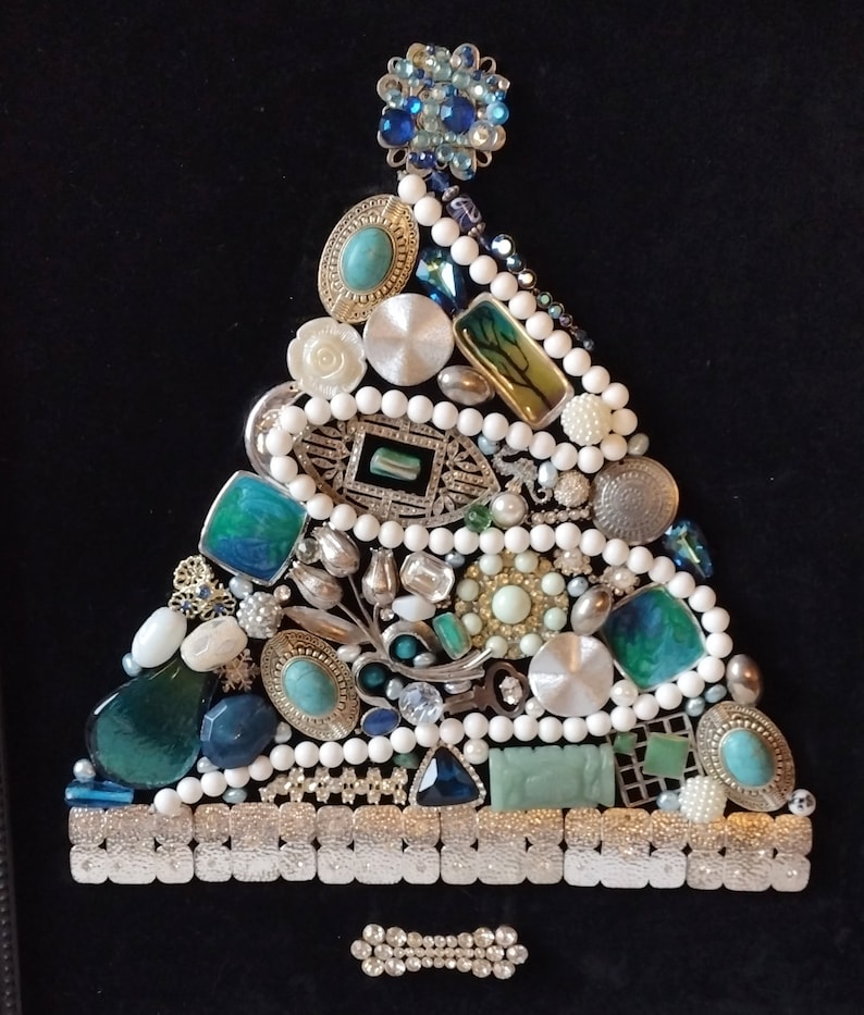 Jewelry Christmas Tree Costume Jewelry Art Vintage Jewelry Christmas