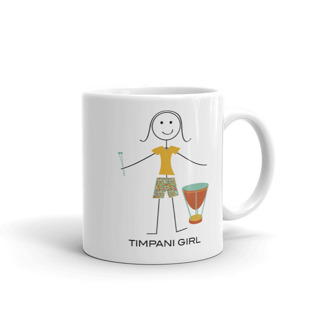 Funny Womens Timpani Mug, Girl Music Gifts Girls Timpani Mug Timpani