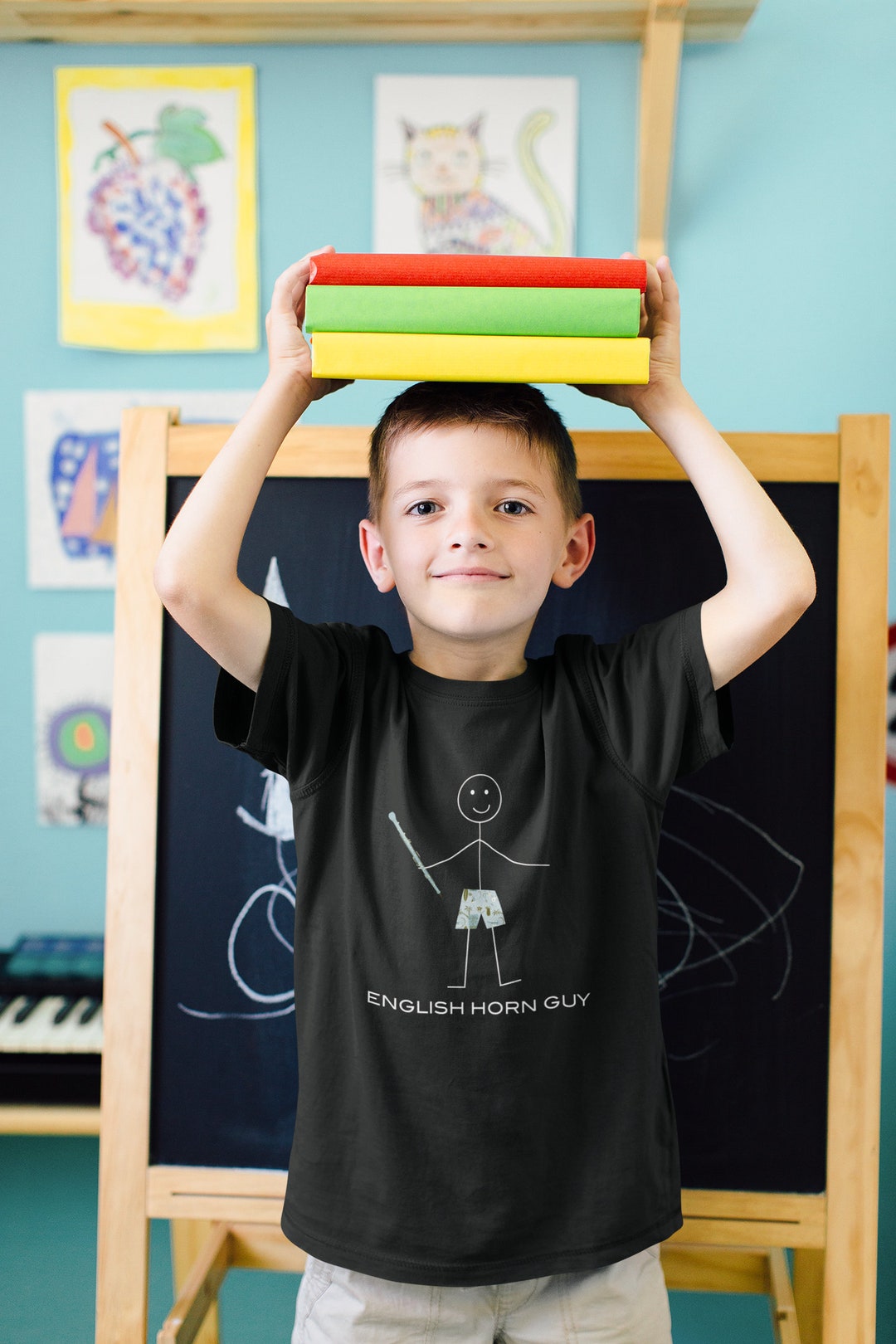 Youth Funny Boys English Horn T-shirt Boy Cor Anglais Gift - Etsy