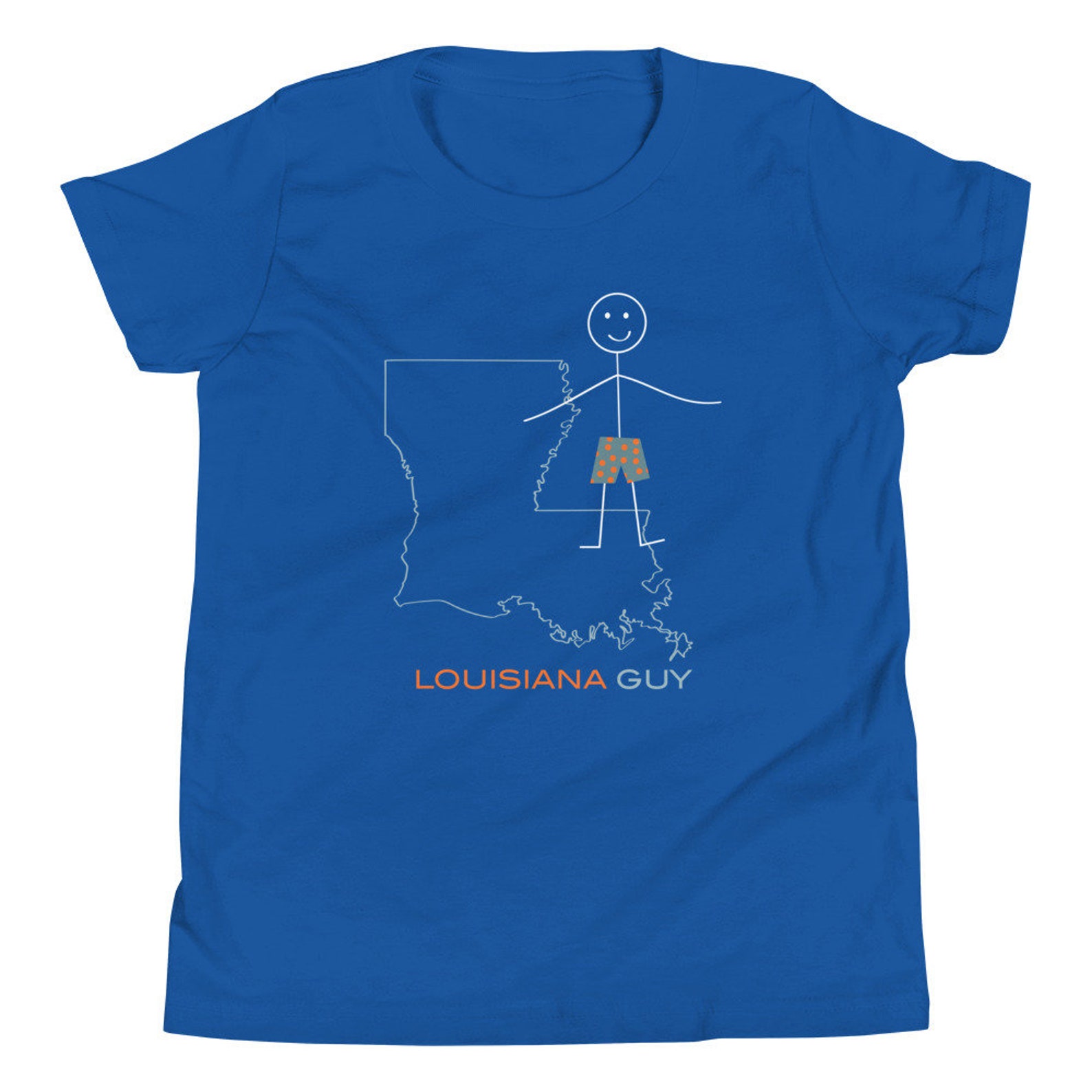 Youth Funny Boys Louisiana TShirt LA Boys Louisiana Gifts Etsy