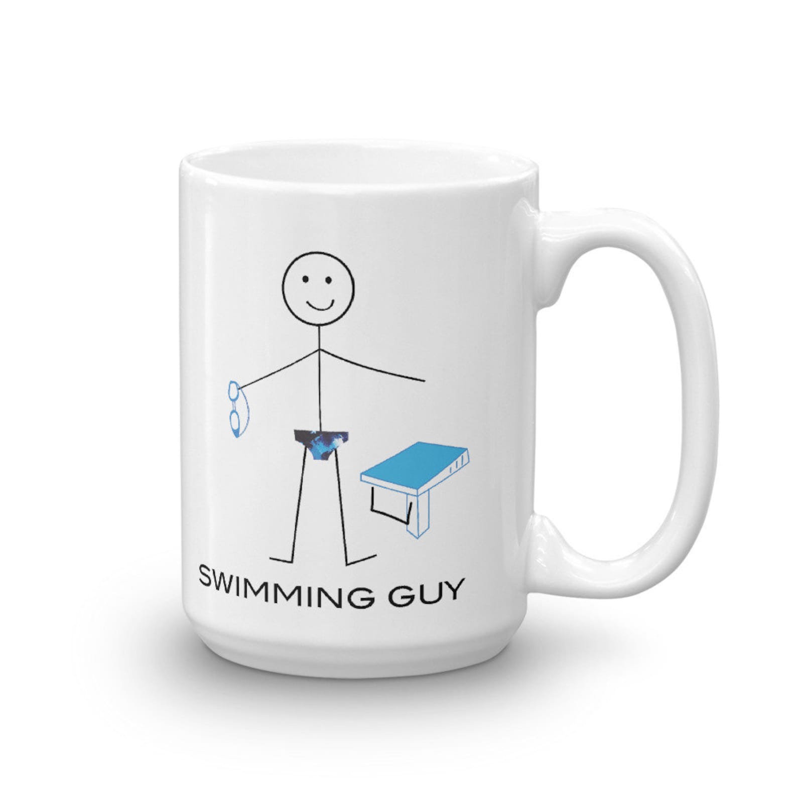 Funny Swimming Mug Men Swimmer Gifts Boys Swimming Coffee Etsy