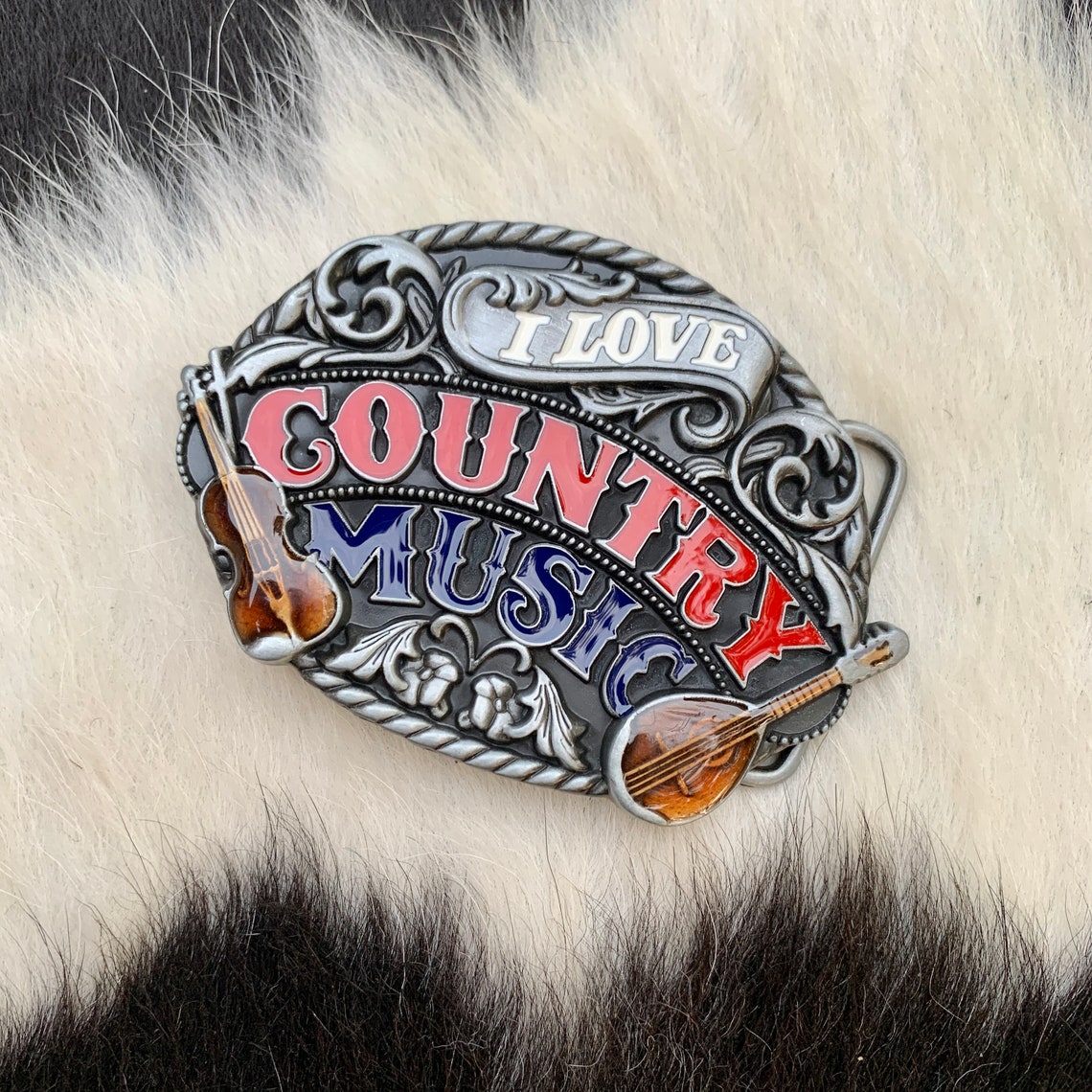 Vaquero Belt Buckle Country Music Belt Buckle Cowboy Buckle Etsy