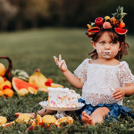 Lot De 4 Bandeaux Fruits Hawaïens – Ananas, Fraise, Pastèque, Kiwi – Accessoires De Cheveux Pour Fêtes Et Festivals