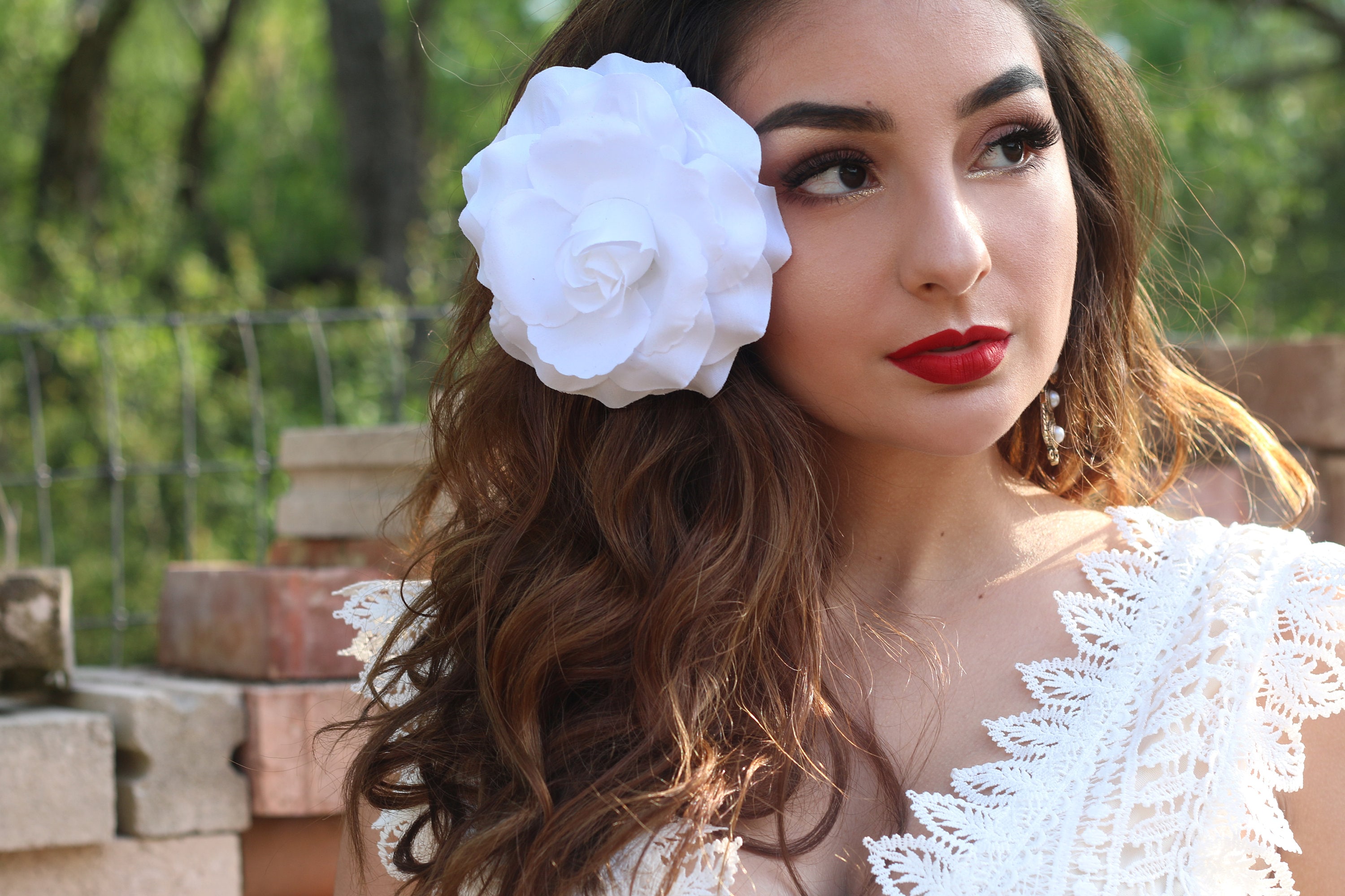 White Rose Fascinator Clip Clips Fascinator Hair Piece Boho Etsy