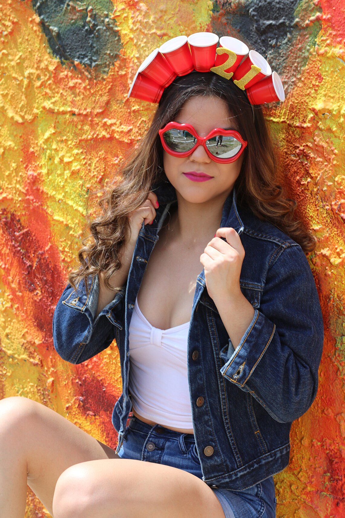 Solo Shot Glass Headband 21st Birthday birthday Party Crown Etsy