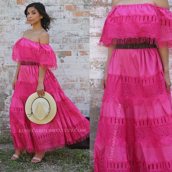 Mexican pink clearance dress
