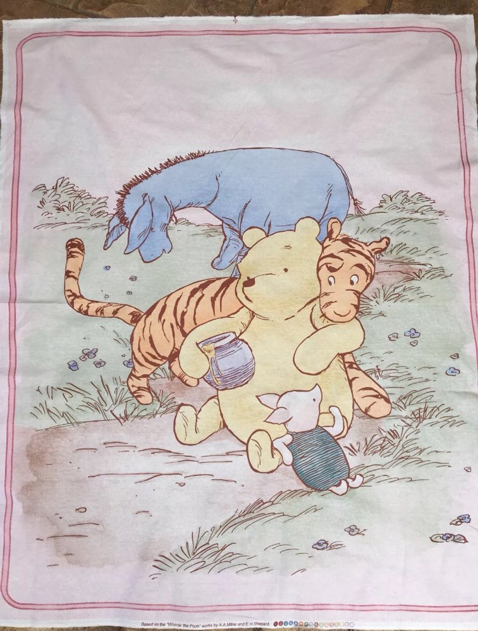 Winnie the Pooh Cot Quilt Kit | Etsy